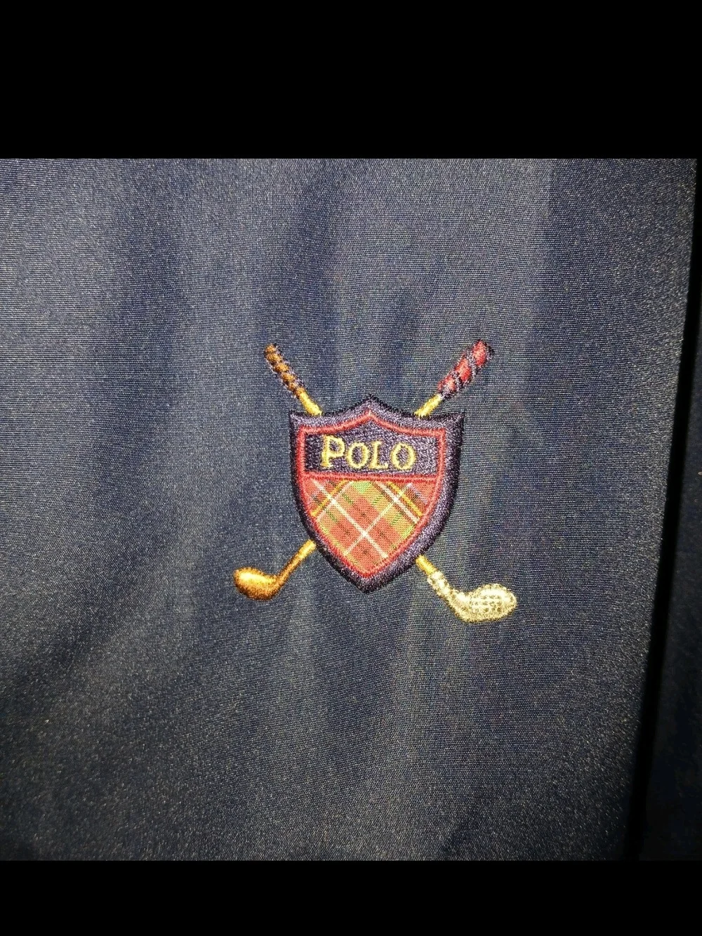 Polo by Ralph Lauren Navy Windbreaker Jacket Sz XXL